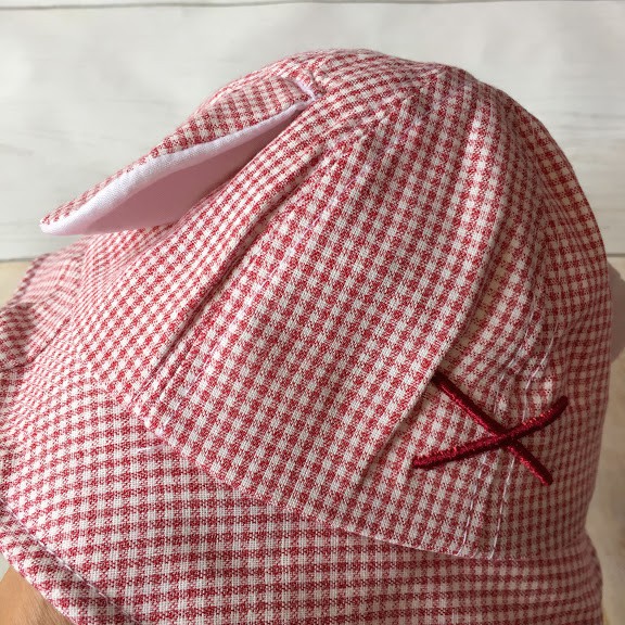 Nón Cotton Rộng Vành họa tiết caro nhí Cho Bé Gái/ Mũ bèo
