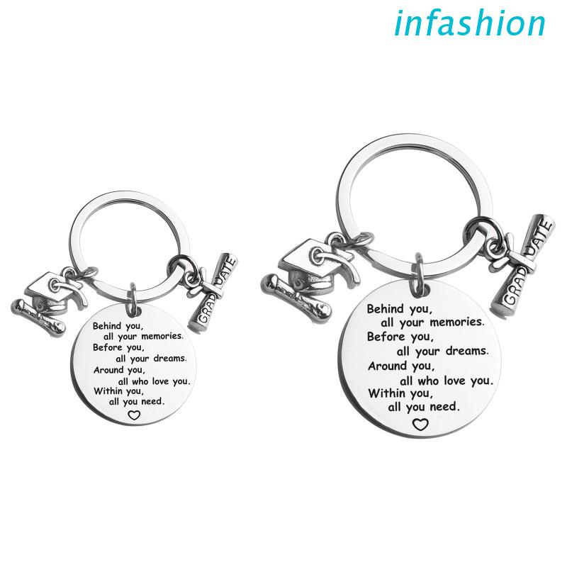 Móc Khóa In Chữ In Behind You Dùng Làm Quà Tặng Tốt Nghiệp 2022 Cho Nam Và Nữ