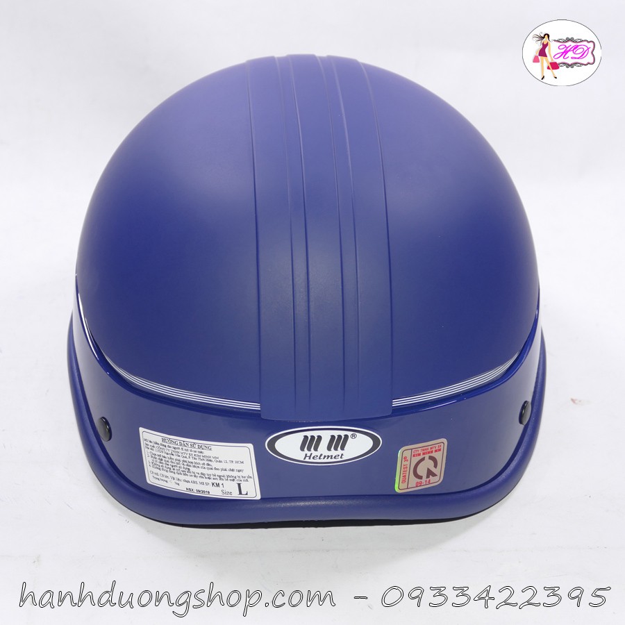 [Tặng áo mưa dơi] Nón bảo hiểm Helmet 1 khe thoáng khí khuyến mãi KM1K011