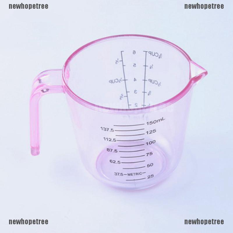 Cốc đong dung dịch chất liệu nhựa trong suốt dung tích 150ml