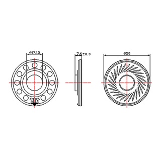 Loa 8Ohm 0.5W 50mm
