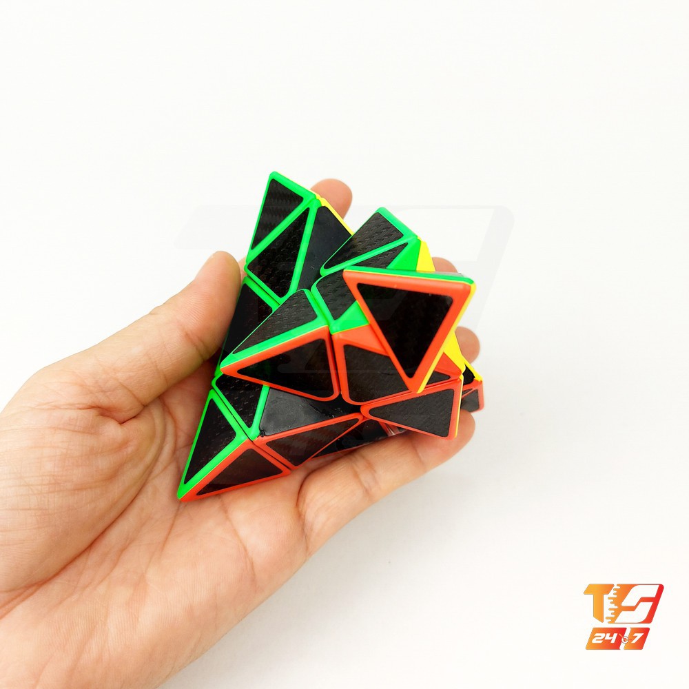 Khối Rubik Pyramid Carbon MoYu MeiLong - Đồ Chơi Rubic Cacbon Kim Tự Tháp, Hình Chóp Tam Giác Đều