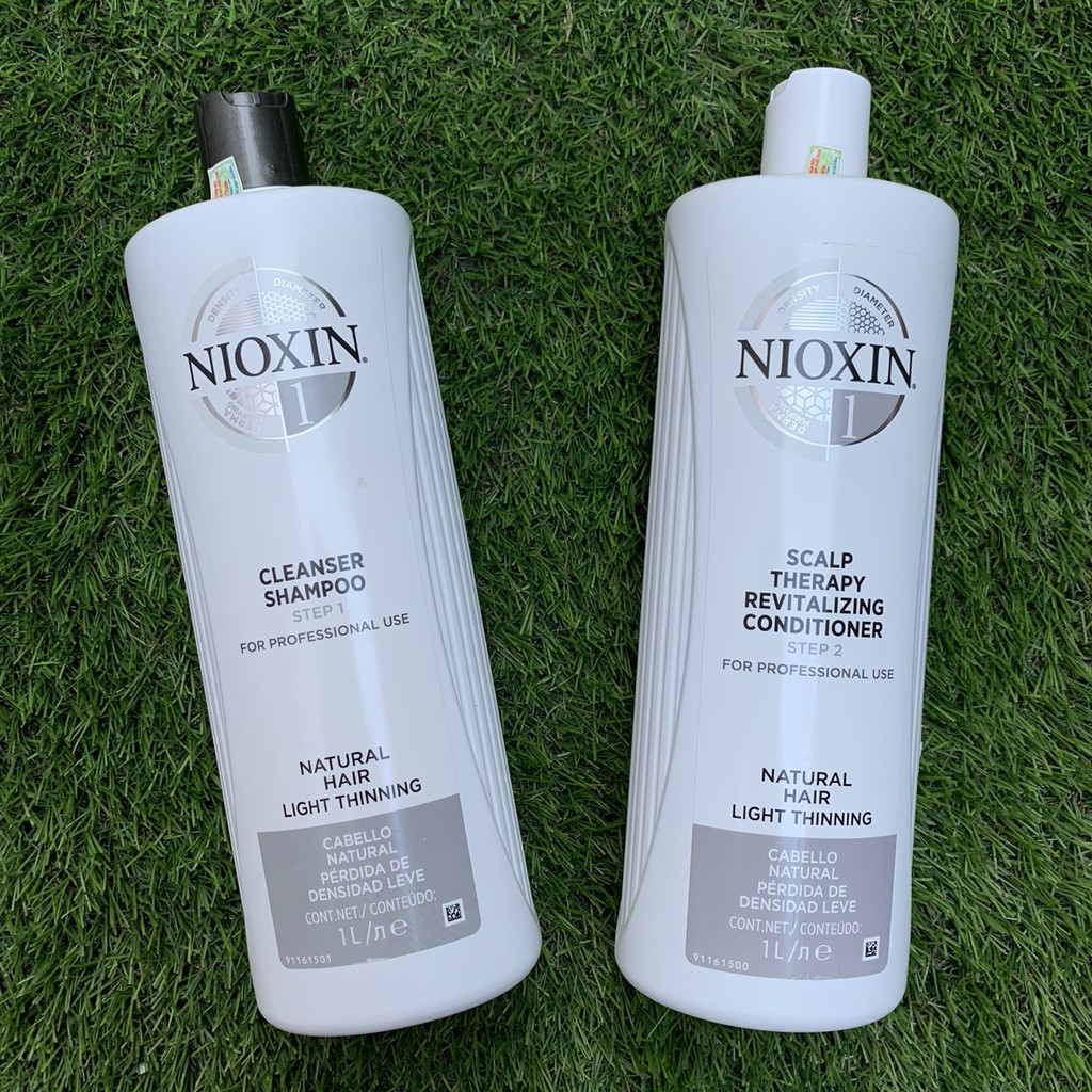 Dầu xả chống rụng, kích thích mọc tóc Nioxin System 1 Conditioner 1000ml ( New 2019)