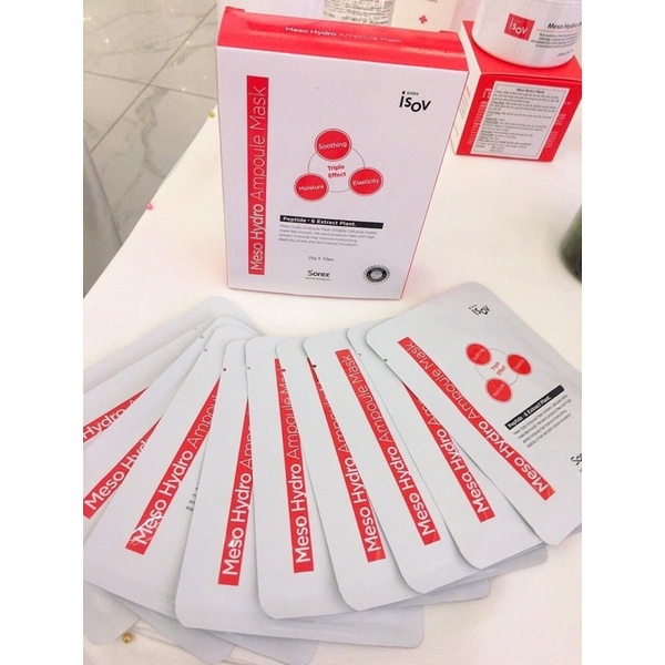 MẶT NẠ MESO HYDRO MASK ISOV PHỤC HỒI SAU HƯ TỔN TRẮNG DA SAU HƯ TỔN CHÍNH HÃNG HÀN QUỐC HCM