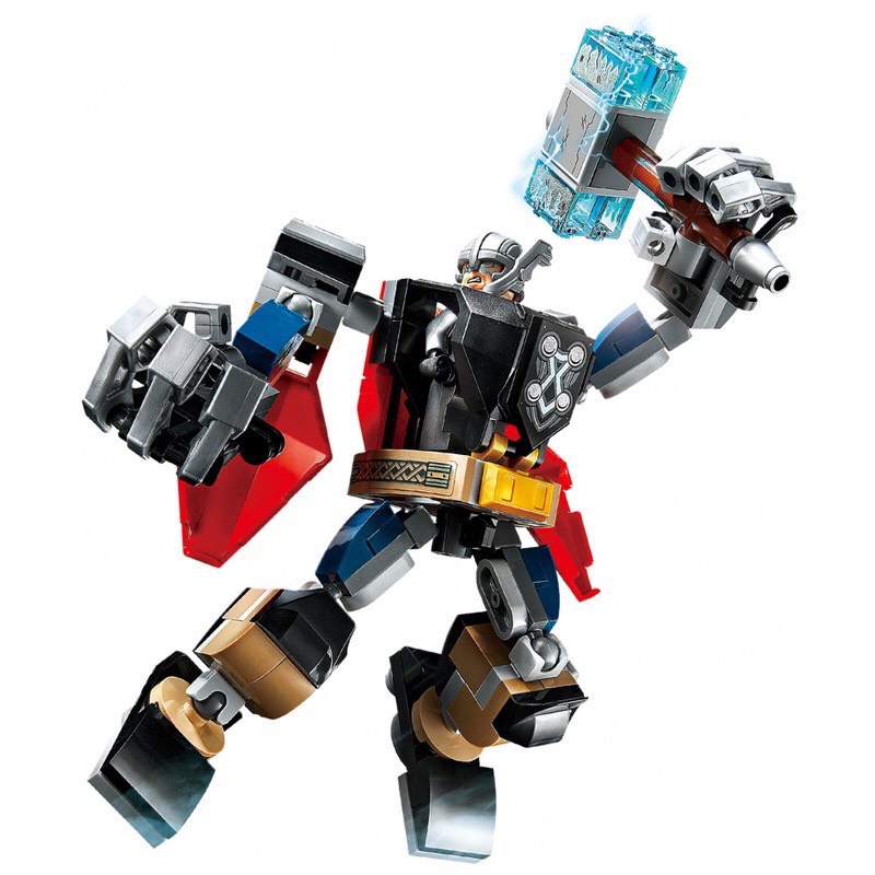 Đồ Chơi Lắp Ráp Lego Nhân Vật Siêu Anh Hùng Avengers Spider-Man, Captain America, Iron Man, Thor, Thanos, Miles Morales