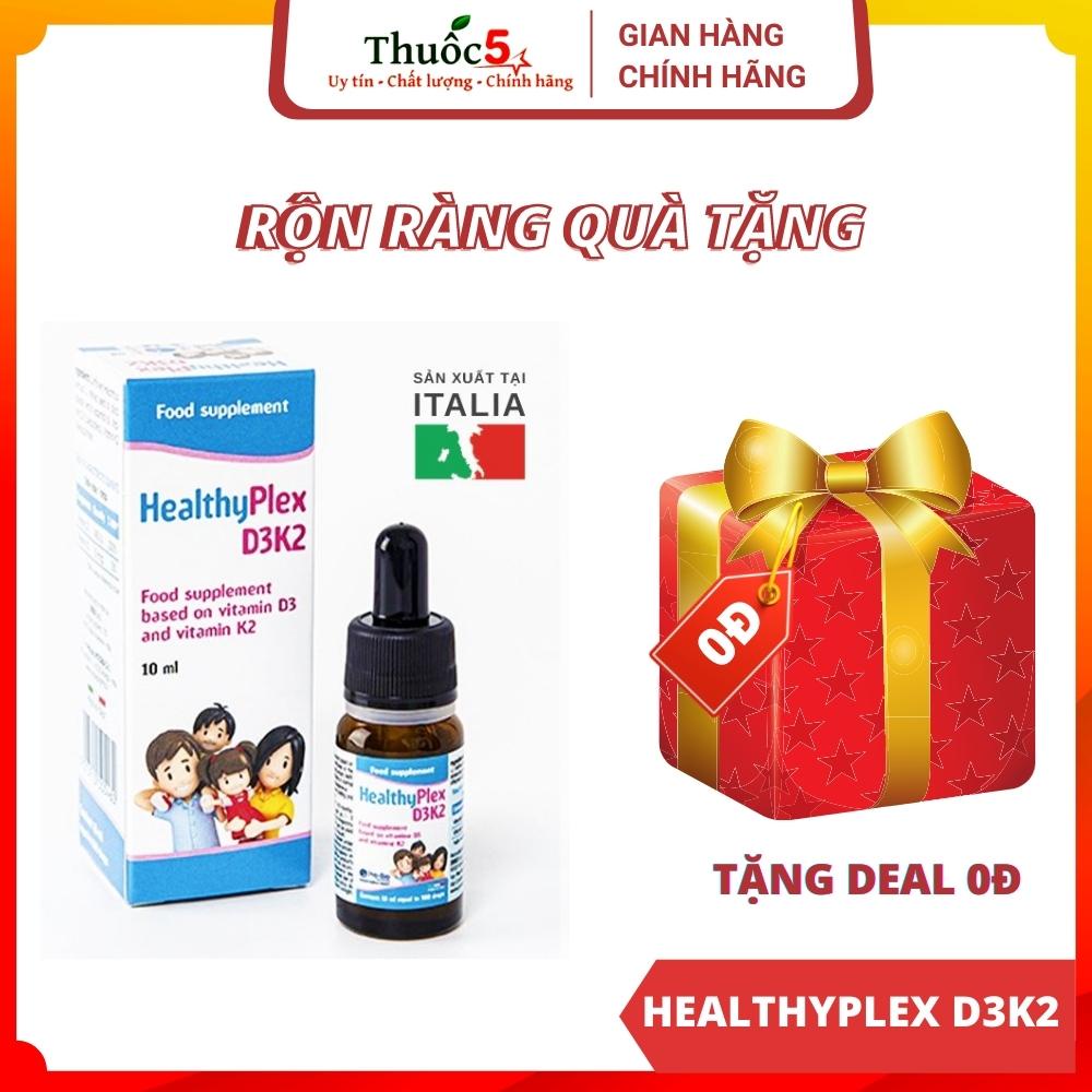 [GIÁ GỐC] Healthyplex D3K2 - Vitamin D3 k2 cho bé, giúp tăng chiều cao tối đa - Lọ 10ml