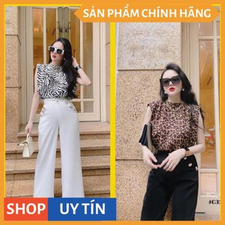Sét áo sát nách + quần ống suông phối nút cực sang, siêu đẹp, siêu chất bao đẹp khi đi làm, đi chơi, đi tiệc VADA (S011)