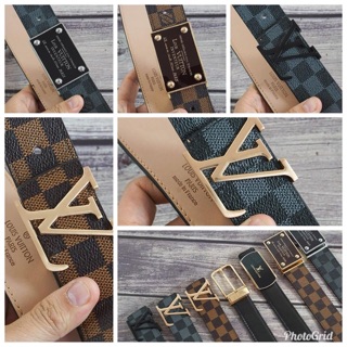 Dây lưng nam[Da that💯]thắt lưng LV.thắt lưng da cao cấp