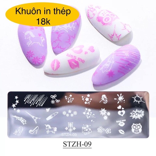 Khuôn in dùng cho móng tay