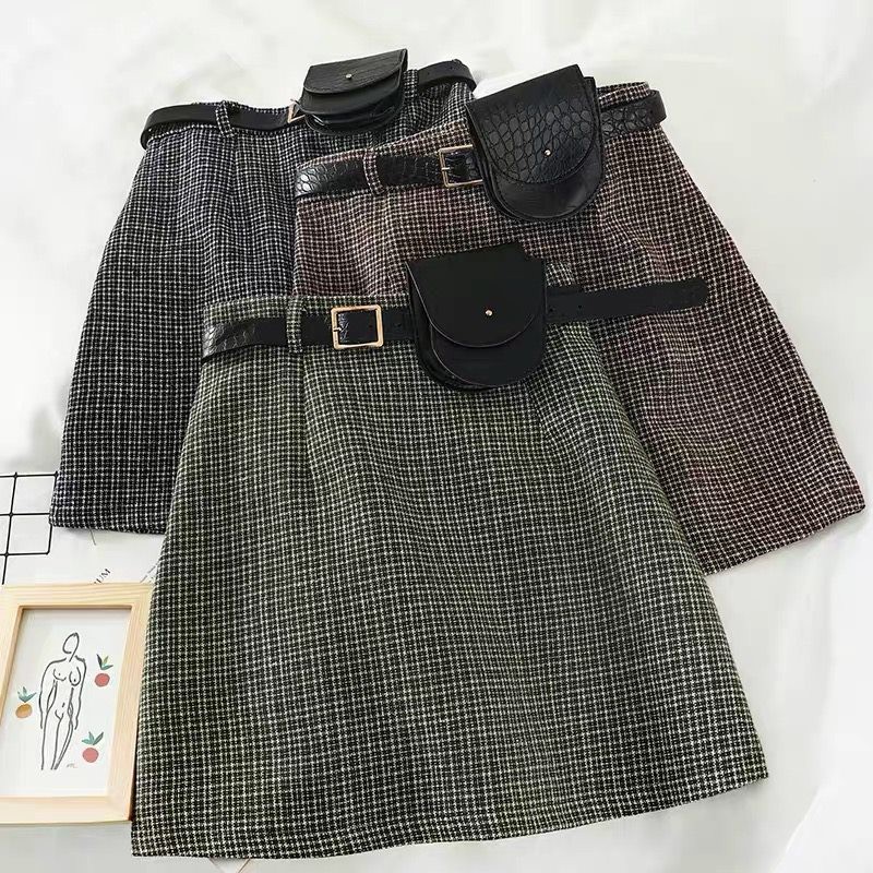 [Order] Chân Váy Dạ Tweet Thu Đông [CV01]