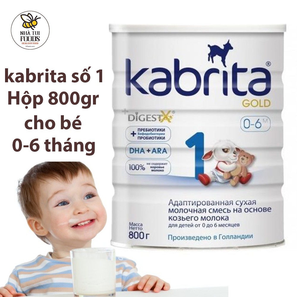 Sữa dê Kabrita gold số 1,2,3 cho em bé. Sữa nhập Nga 800g