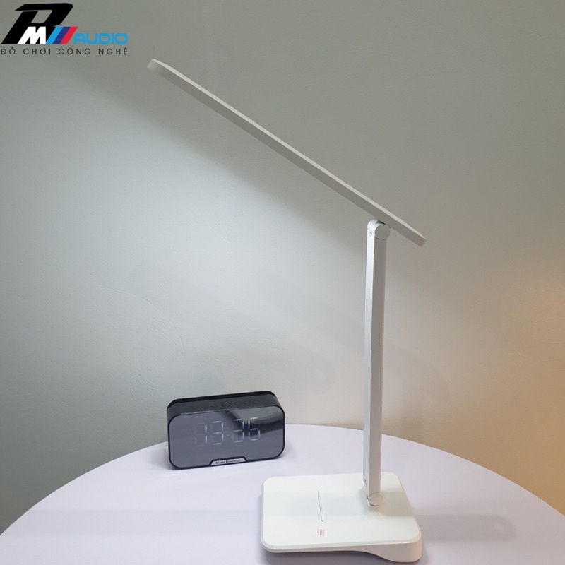 Đèn Bàn Học Đọc Sách-Đèn Học Làm Việc (Học Sinh, Sinh Viên, Văn Phòng) LED Chống Cận, Cảm Ứng Tích Điện Gấp Gọn-BMVAUDIO