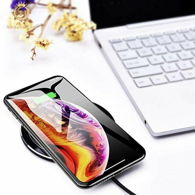 Đế sạc nhanh không dây Luxury Qi cho Samsung Galaxy S10 Plus S9 S8 S7 Note 9 8