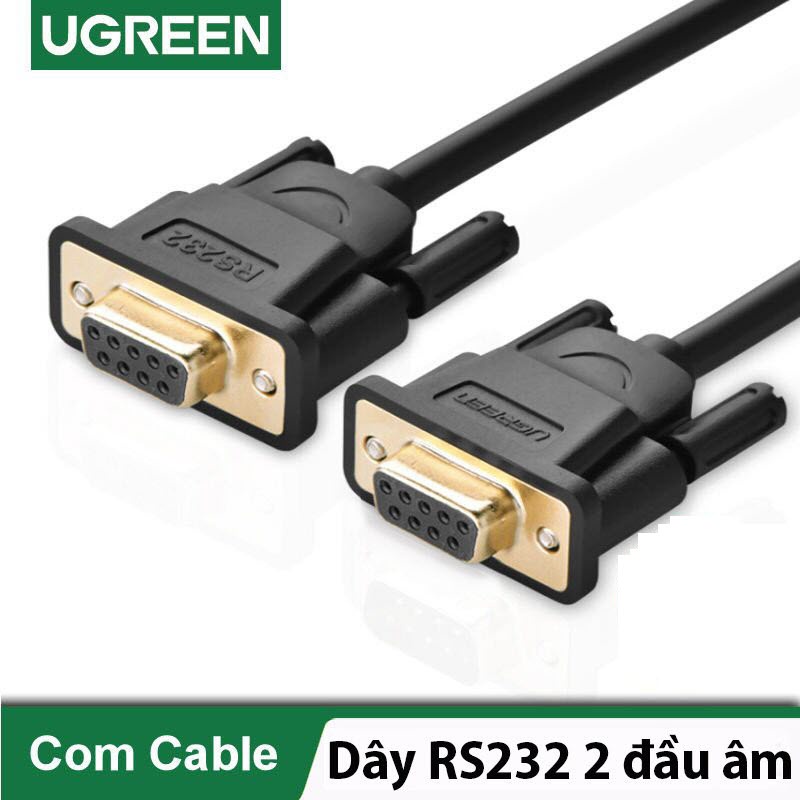 Cáp Nối Cổng Com RS232 (9F/9F) Dài 1.5M đến3M Ugreen DB101 20149/20150/20151