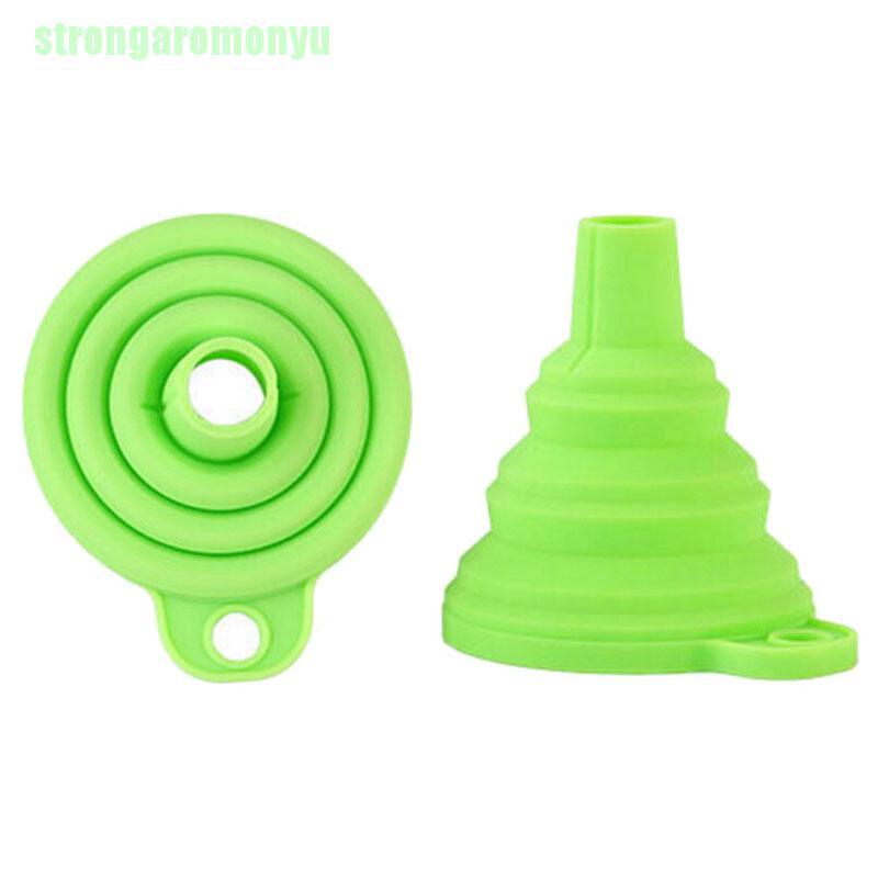 Phễu silicone có thể gập lại tiện dụng cho nhà bếp