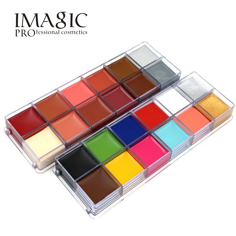 Bộ sơn dầu cơ thể/mặt IMAGIC 12 màu | BigBuy360 - bigbuy360.vn