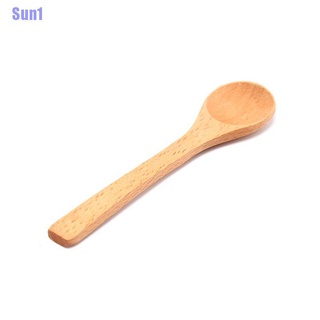 1 Muỗng Gỗ Tre Tròn Uống Trà Cà Phê