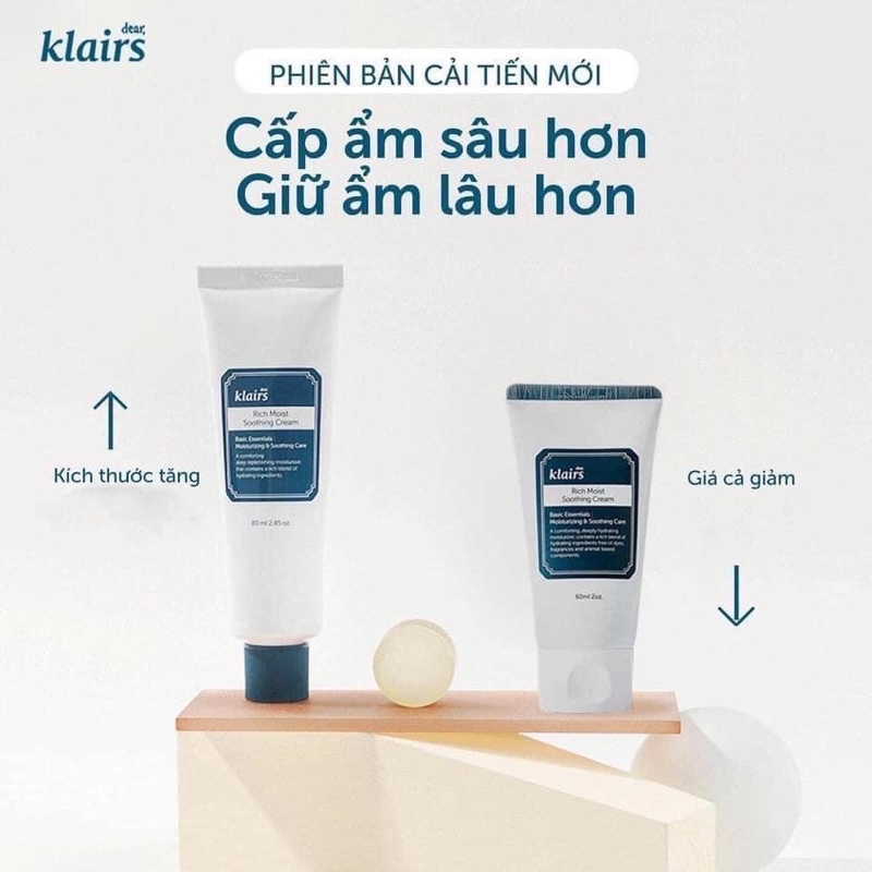Kem dưỡng Klairs