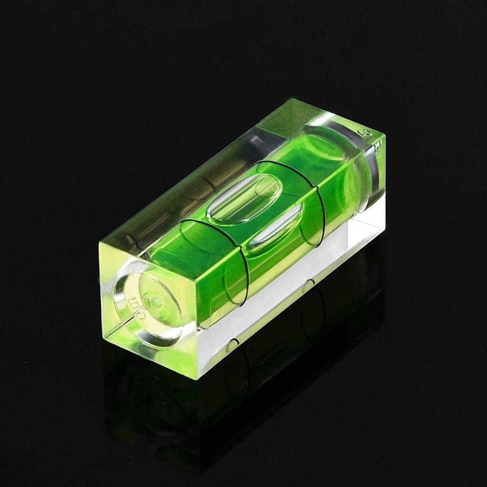 Dụng cụ cân bằng bong bóng MMULCK đo độ nóng acrylic 40x15x15mm màu xanh lá cây hình vuông cho máy in 3D Ender 3 CR10