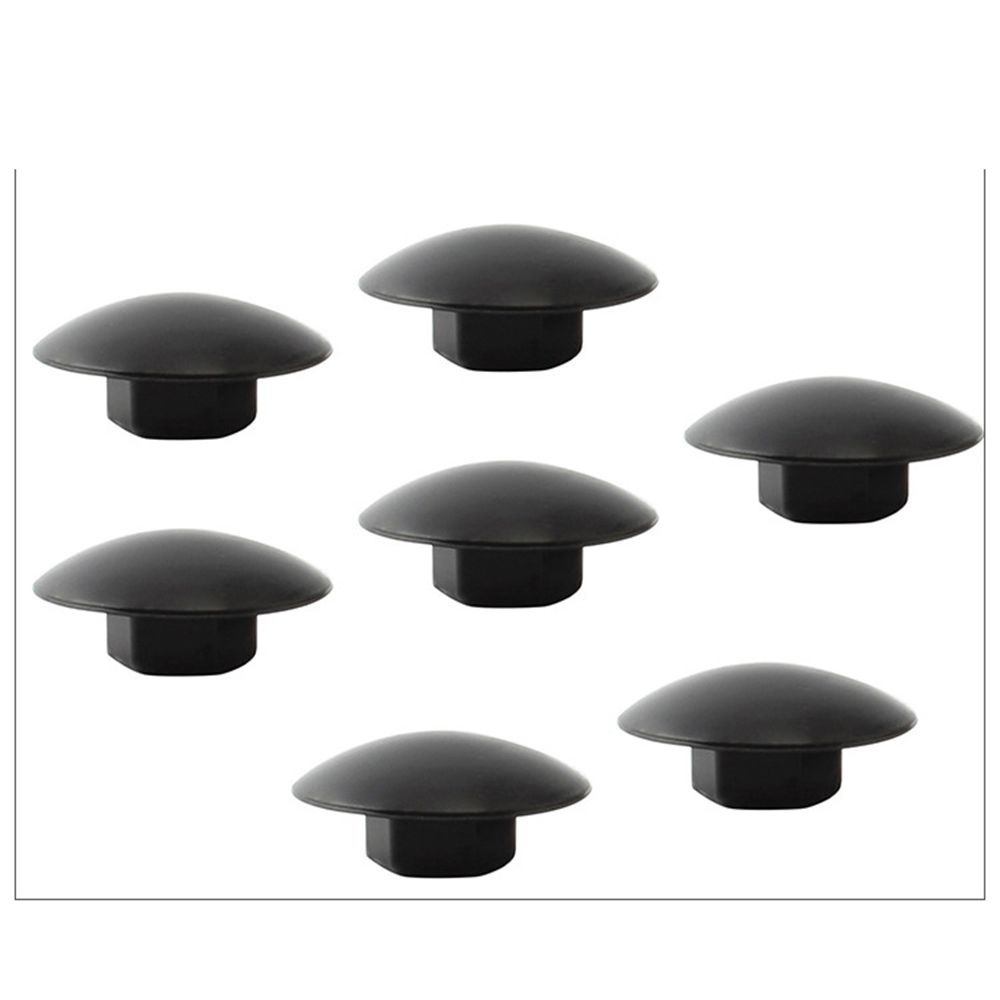 Bộ 5/10 Ốc Vít M6 Bằng Cao Su Màu Đen Chống Thấm Nước Chống Bụi Gắn Thân Xe Đạp Leo Núi