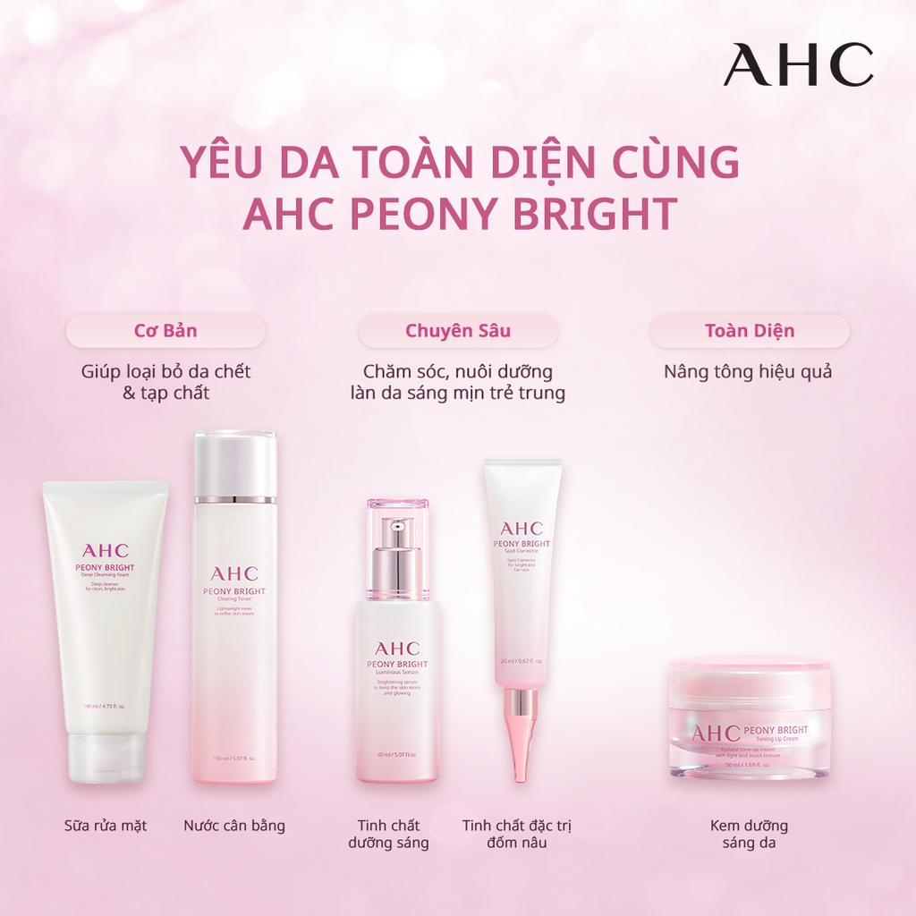 Tinh Chất Dưỡng Làm Sáng Da AHC Peony Bright Spot Corrector 20Ml