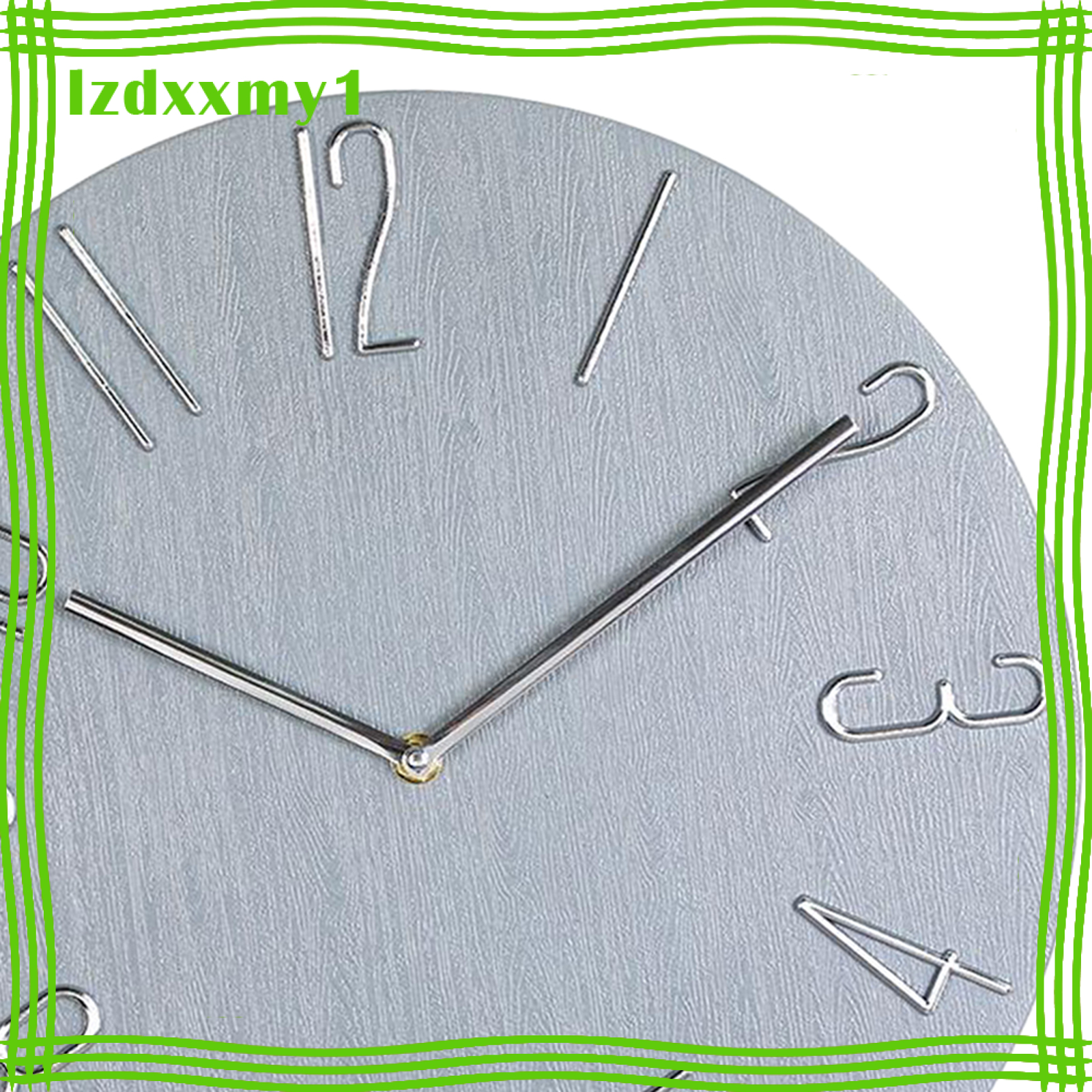 Kiddy Wall Clock Quartz Modern Watch Bedroom 14\'\' Swing Office Decoration White