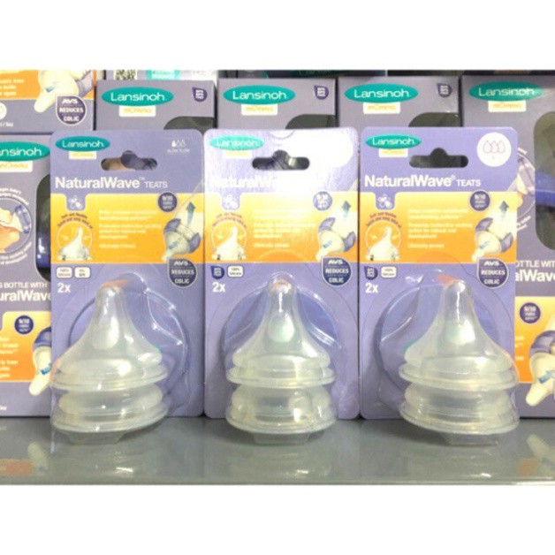 Núm Ti Lansinoh Mỹ Lẻ 1 Cái Và Hộp Nguyên 2 Cái Chính Hãng Cho Trẻ Em