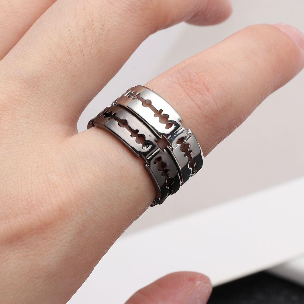 Nhẫn Nam Thiết Kế Có Thể Điều Chỉnh Phong Cách Rock Cá Tính
