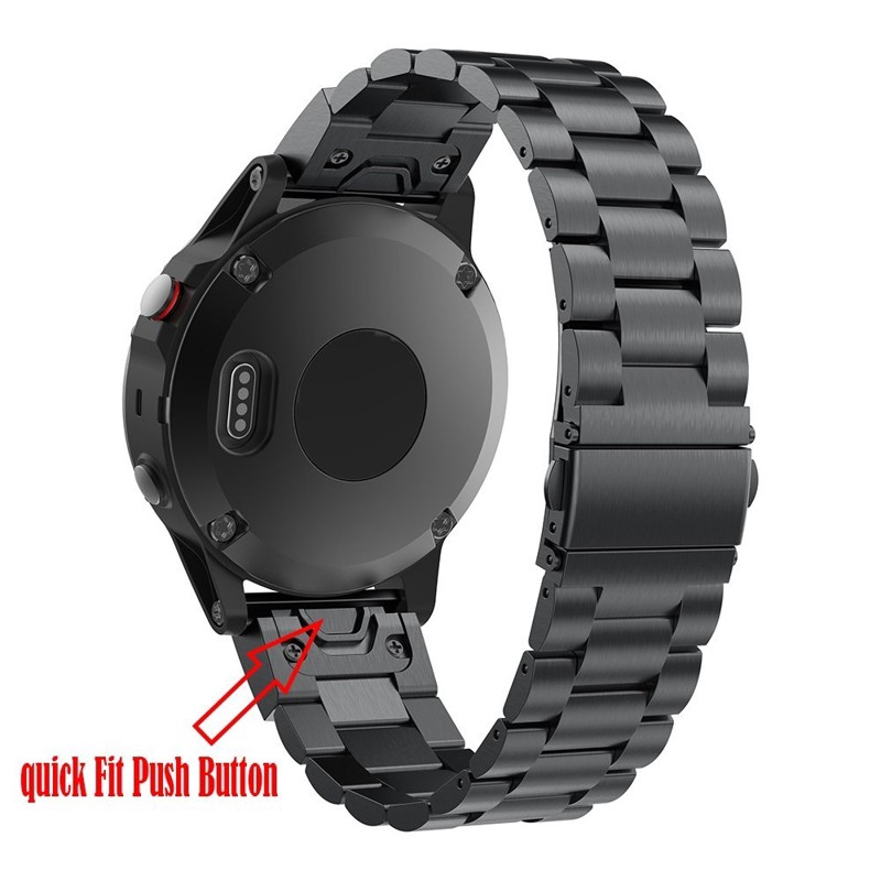 22mm QuickFit Fenix 6 Metal Stainless Steel Watch Band Strap for Garmin Fenix 5/5 Plus/Instinct/Forerunner 935 Wristband