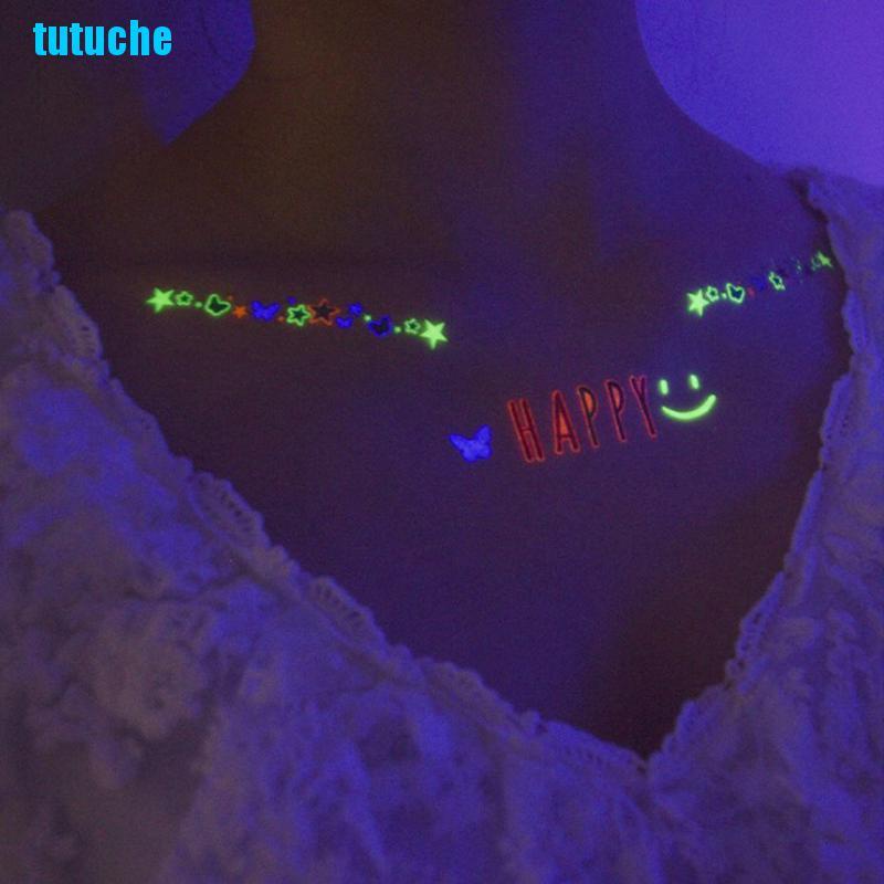 Hình dán hình xăm tạm thời phản quang chống nước độc đáo