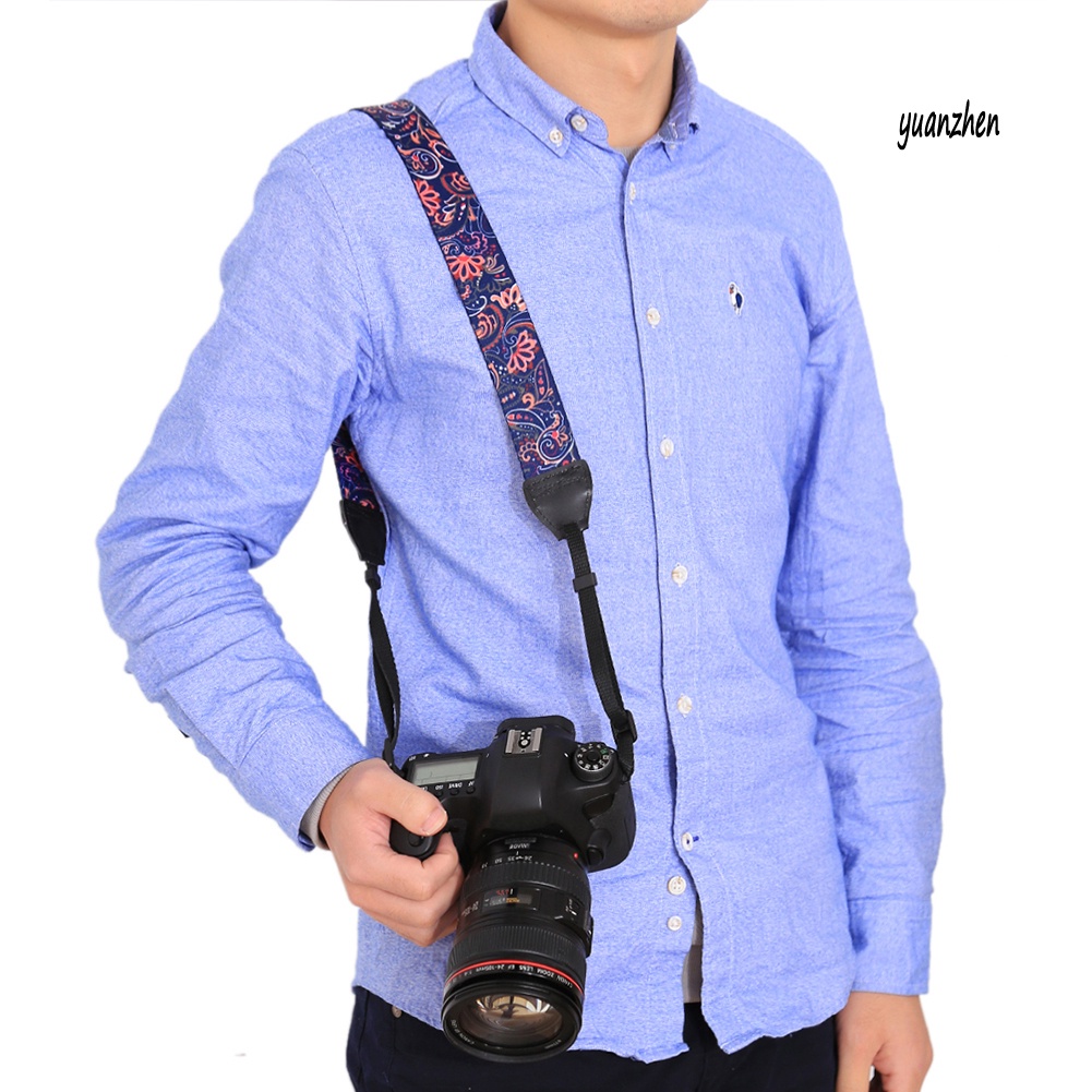 Dây Đeo Cổ Họa Tiết Hoa Retro Cho Máy Ảnh Canon Dslr | BigBuy360 - bigbuy360.vn
