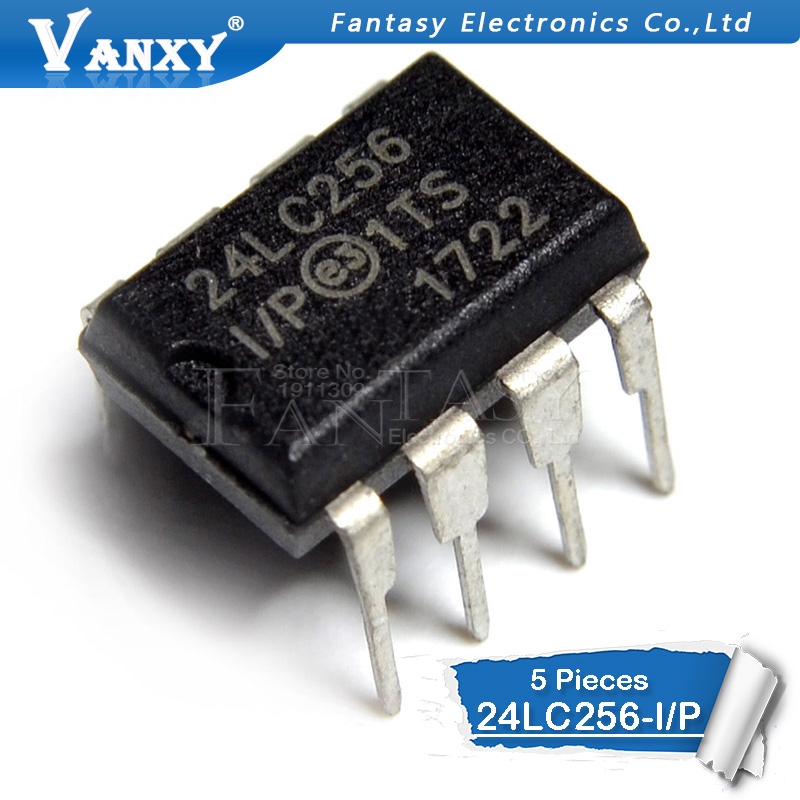 5 CÁI 24LC256-I / P DIP-8 24LC256I / P DIP8 24LC256 EEPROM DIP 24LC256-I / P