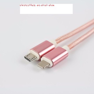 💘CÁP SẠC 2 ĐẦU SS - IP 5- DÂY DÙ- DÀI 1M