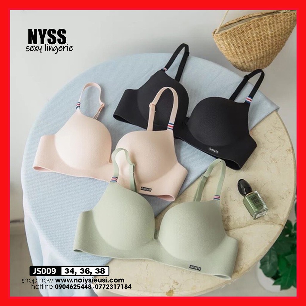 Áo Ngực Không Gọng Jutsyle JS009 Mút Dày 2.5cm Ôm Nâng Khít Ngực Gợi Cảm Cuốn Hút