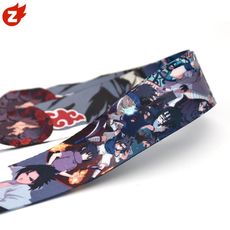 Set 1 Dây Đeo Thẻ ID / Vòng Tay Họa Tiết NARUTO / Uchiha Sasuke