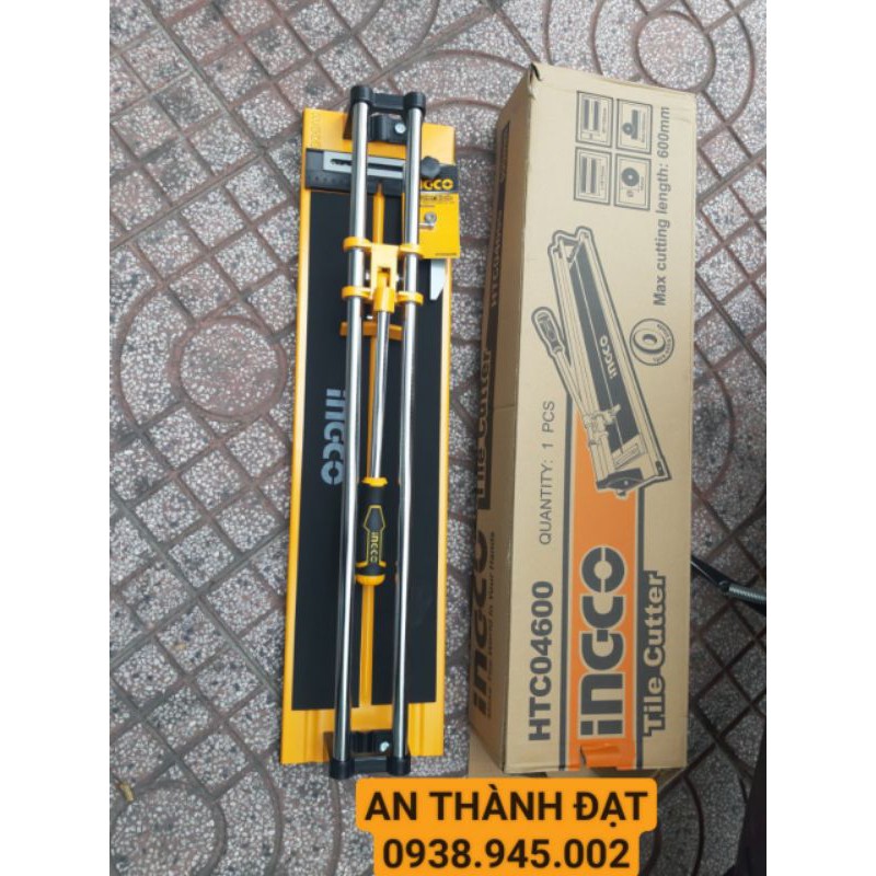 BÀN CẮT GẠCH MEN ĐẨY TAY CHÍNH HÃNG INGCO 600MM HTC04600