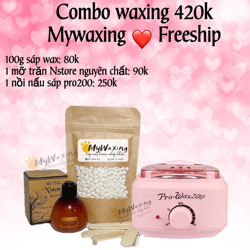 COMBO WAXING NỒI PRO200 (Màu ngẫu nhiên)