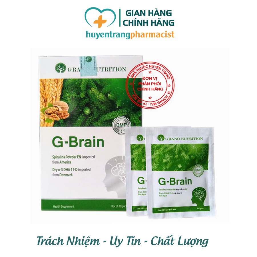 ✔️️️(Chính Hãng) G-Brain Hỗ trợ phát triển Trí Não, tăng cường hệ Miễn Dịch cho Trẻ