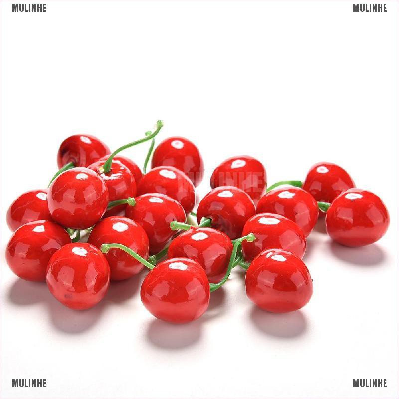 20 Trái Cherry Nhân Tạo Dùng Trang Trí Tiệc Cưới