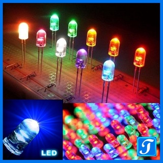 Bóng Led Siêu Sáng 5mm 3mm, Phủ Màu, Nháy RGB / Đèn Led Đơn Đỏ, Vàng, Xanh Lá, Trắng, Xanh Dương Trang Trí, Chế Tạo DIY