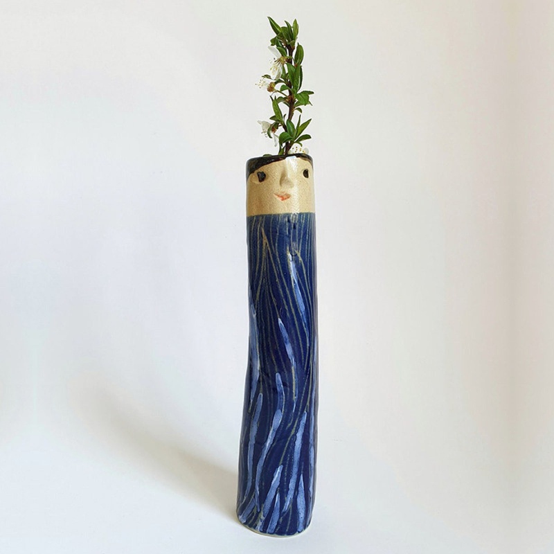 Mô Hình Bình Hoa Bằng Nhựa Resin Phong Cách Bohemian Thời Trang