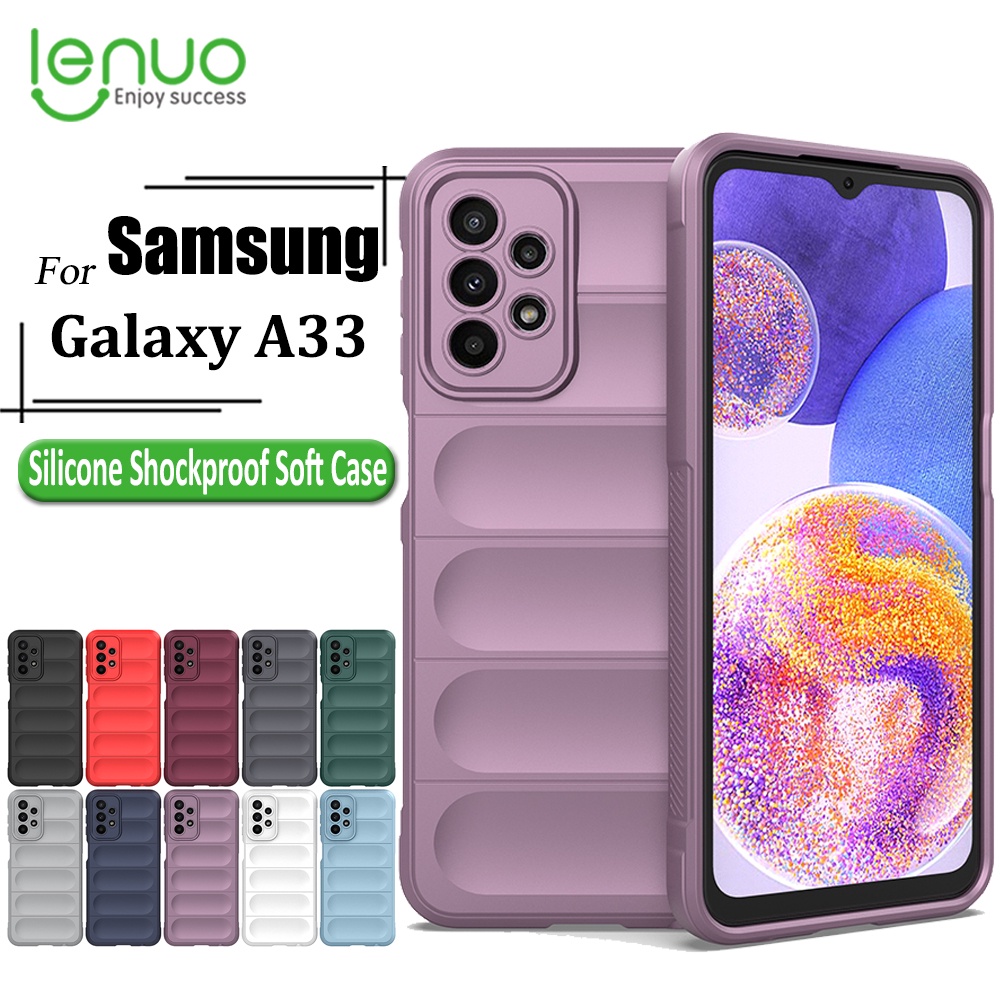 Ốp điện thoại LENUO silicone dẻo chống sốc cho Samsung Galaxy A33 5G