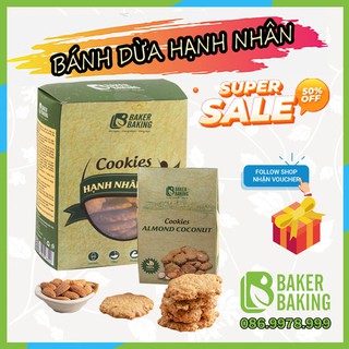Bánh ăn kiêng giảm cân❤FREESHIP❤Bánh dừa hạnh nhân phù hợp với người đang theo các chế độ ăn healthy/das/keto KL:500g