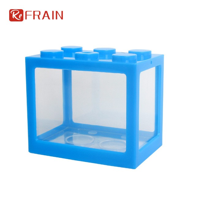 Bể cá vàng nhỏ acrylic trong suốt thích hợp cho bàn làm việc/ văn phòng