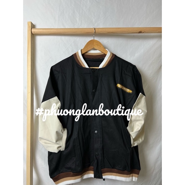 Áo bomber  Áo khoác jacket raglan form rộng unisex nam nữ PHULA style Hàn Quốc Ulzzang mặc tone dáng