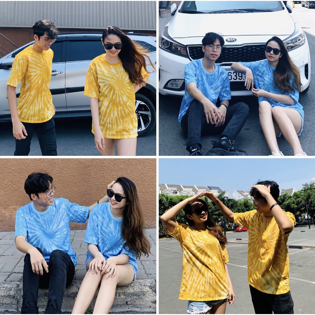 Áo Thun Tshirt Nữ Nam Unisex Chất Vải Thun Cotton Loang 3D Tâm Xoáy WAT424CT