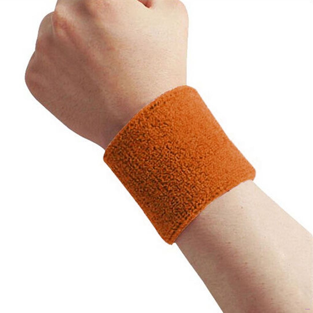 Băng đeo cổ tay vải cotton thấm hút mồ hôi tốt dùng cho tập luyện thể thao