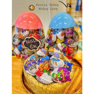Sô cô la trứng Thái Lan ⚡ SIÊU NGON ⚡ Socola Trứng Khủng Long nội địa Thái Lan Vị socola hoà quyện cùng bánh quy