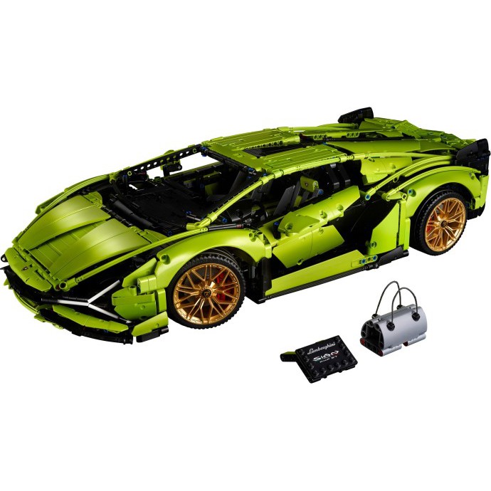 42115 Đồ chơi lắp ráp Iego Technic Lamborghini Sián FKP 37 -  Siêu xe xanh lá