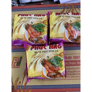 thùng 30 gói mì vị thịt tôm gà phúc hảo